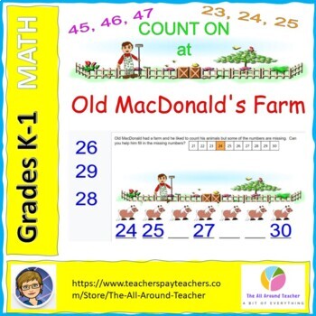 Preview of Counting on With Old MacDonald (with 100 chart support)