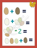 Learn to Count - on the Farm! Chickens and Eggs Clip Art!