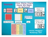 Counting the Days in School With Base Ten Blocks Calendar Time
