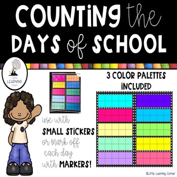Preview of Counting the Days of School with Tens Frames