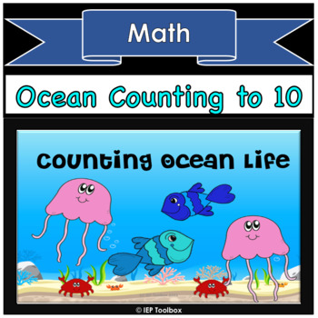 Preview of Counting the Ocean - Numbers 1 - 10 - Easel Activity and Assessment