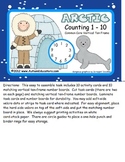 Counting to 10 ARCTIC Ten Frame Activity Task Card Book fo