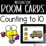 Counting to 10 Boom Cards (Back to School)