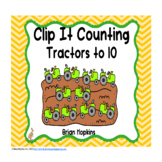 Counting to 10 Clip It Activity - Math Center with a Tract