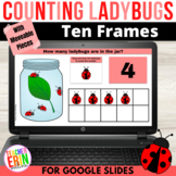 Counting to 10 | Counting Ladybugs Digital Ten Frames for 