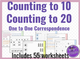 Counting to 10 & Counting to 20 , One to One Correspondence