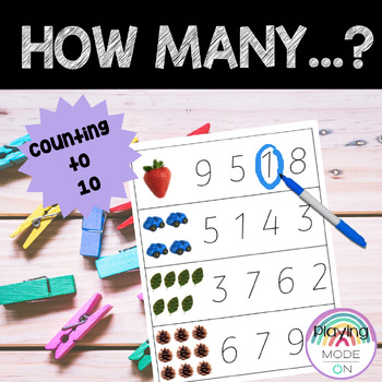 Preview of Counting to 10