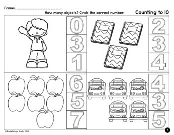 counting to 10 kindergarten math worksheets google slides blended learning