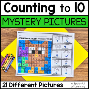 Counting To 10 Mystery Pictures - 