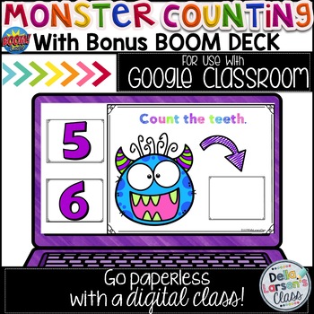 Preview of Count to 10 and Add One More with Google Classroom Distance Learning