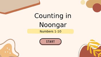 Preview of Counting to 10 in Noongar