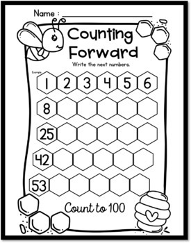 counting numbers for kids worksheet