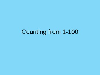 Preview of Counting to 100 Intervention