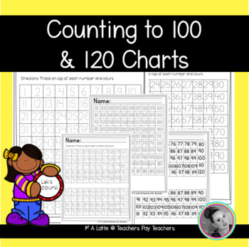 Preview of Counting to 100 and 120| Number Tracing| Counting from any number 
