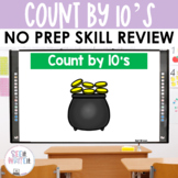 Counting to 100 by 10's See it Write it Interactive PowerPoint