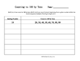 Counting to 100 by Tens