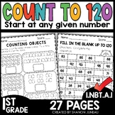 Counting to 120 Math Review Worksheets 1.NBT.A.1