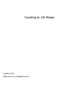 Preview of Counting to 120 Maze