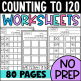 Counting to 120 Worksheets: Read and Write Numerals 1.NBT.
