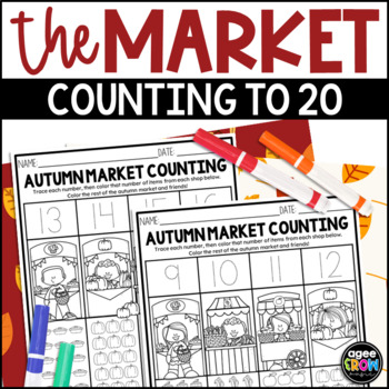 Preview of Counting to 20 | Fall Market ✪