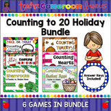 Counting to 20 Holiday Powerpoint Bundle