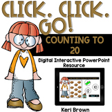 Counting to 20 Interactive PowerPoint Math Center - Click 
