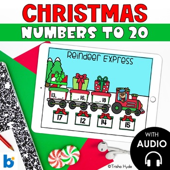 Preview of Counting to 20 | Missing Number | Number Sequence | Christmas Boom Cards
