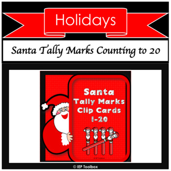 Preview of Counting to 20 Santa Tally Marks