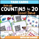 Counting to 20 Task Cards and Scoot Game with Digital QR Codes