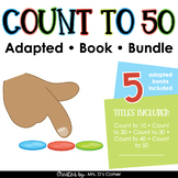 Counting to 50 Adapted Book Bundle [Level 1 and 2] Basic C