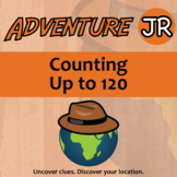 Counting up to 120 Activity - 1.NBT.A.1 - Adventure JR Printable