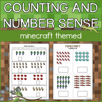 Preview of Math with Minecraft, Counting and Number Sense