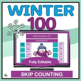 Counting with Numbers to 100 with Skip Counting by 2's & 5
