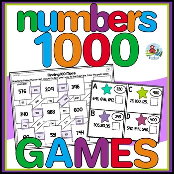 Preview of Counting with Numbers to 1000 with Ordering, Place Value and Rounding