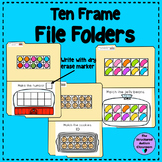 Counting with Ten Frames File Folders for Special Education