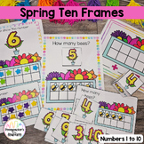 Counting with Ten Frames - Spring Math Centers - Numbers 1 to 10