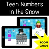 Kindergarten Winter Math Boom Cards for Ten Frames and Sub