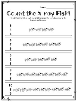 counting with the letter x x is for x ray fish count to