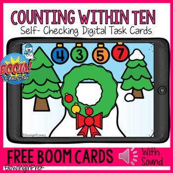 Preview of Counting within 10 Boom Cards