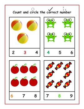 counting worksheet numbers 1 10 by lynne asiamah tpt