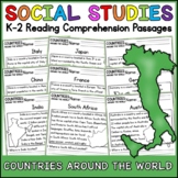 Countries Around the World Social Studies Reading Comprehe