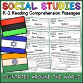 Countries Around the World Social Studies Reading Comprehe