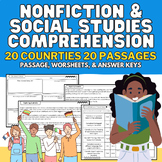 Countries: Informational Reading & Social Studies No-Prep 