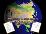 Countries of Asia Hall of Fame/Shame Oral Report