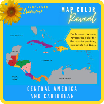 Central America And Caribbean Map Worksheets Teaching Resources Tpt