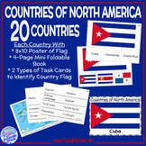 Countries of North America Mini Unit with Task Cards for A