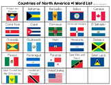 Countries of North America Word List - Writing Center