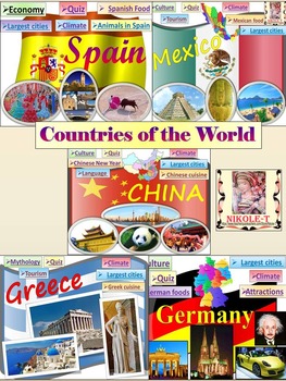 Preview of China - Spain - Mexico - Greece - Germany - BUNDLE - PowerPoint Presentation