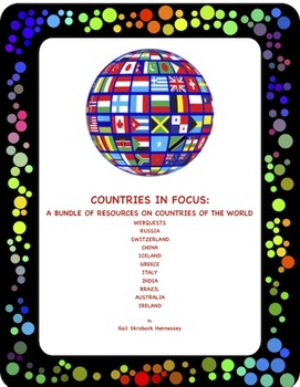 Preview of Countries of the World(A Bundle of Webquests )