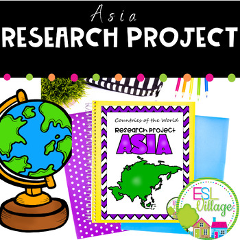 Preview of Country Research Projects Asia Geography Templates